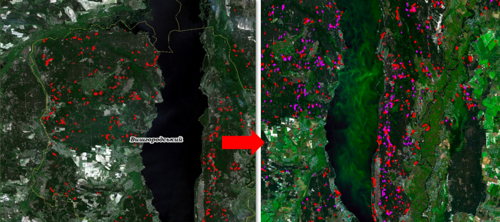 Permanent detection of forest logging 